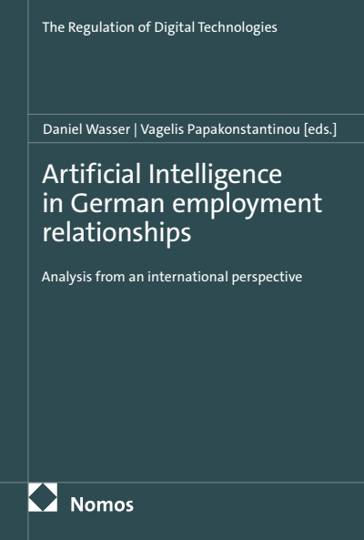 Cover des Buchs: Artificial Intelligence in German employment relationships