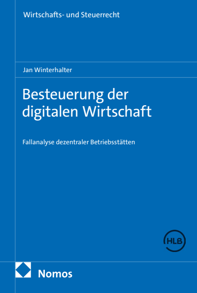 Cover des Buchs: Besteuerung der digitalen Wirtschaft