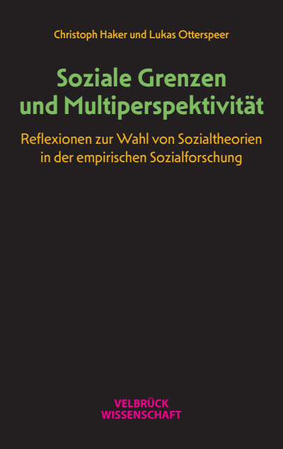 Cover des Buchs: Soziale Grenzen und Multiperspektivität