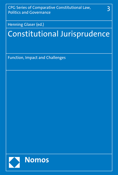 Cover des Buchs: Constitutional Jurisprudence