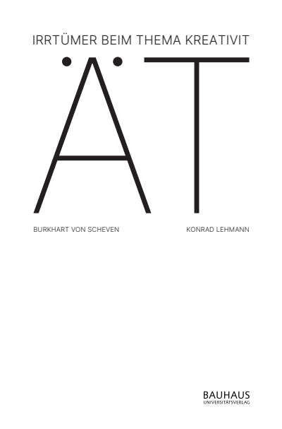 Cover des Buchs: Irrtümer beim Thema Kreativität